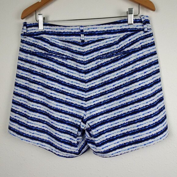 Spanx Sunshine Shorts Women's Size XL Blue White Stripe Pull On Slimming - Picture 3 of 8